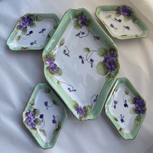 Nippon China Platter & Side Dishes
